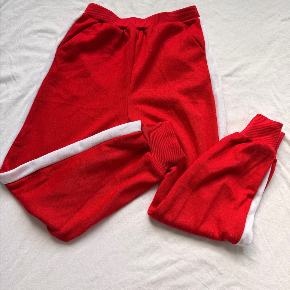 Arshner Red Jogger Pants Size 130 Fits 7/8 Unisex Athletic Sweatpants